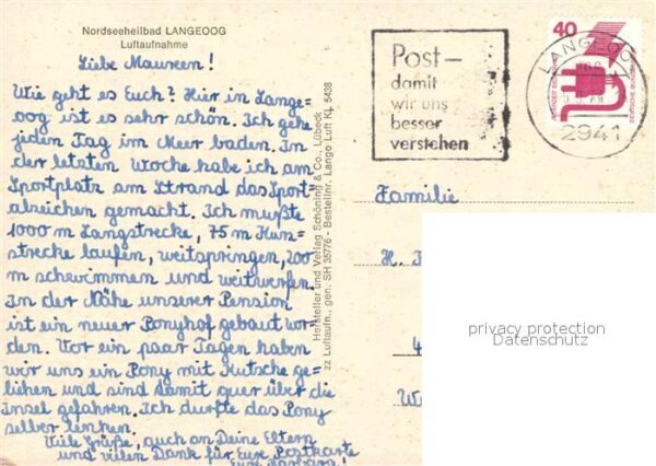 Langeoog Nordseebad Fliegeraufnahme – Bild 2