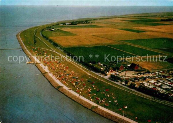 Spitze Friedrichskoog Fliegeraufnahme
