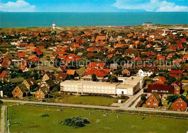 Langeoog Nordseebad Fliegeraufnahme