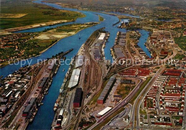 Bremen Hafen Fliegeraufnahme