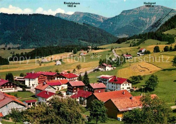 Steibis Teilansicht mit Rindalphorn und Hochgra