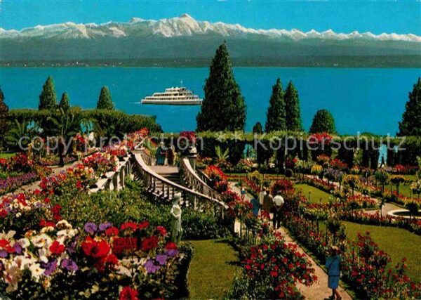 Insel Mainau Rosengarten Fähre Alpen