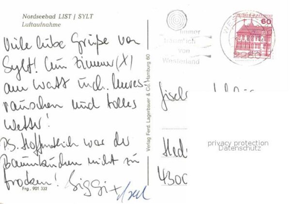 List Sylt Nordseebad Fliegeraufnahme – Bild 2