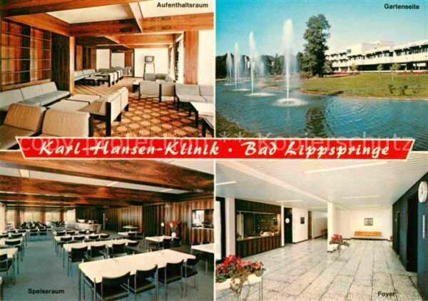 Bad Lippspringe Karl Hansen Klinik Aufenthaltsraum Spei