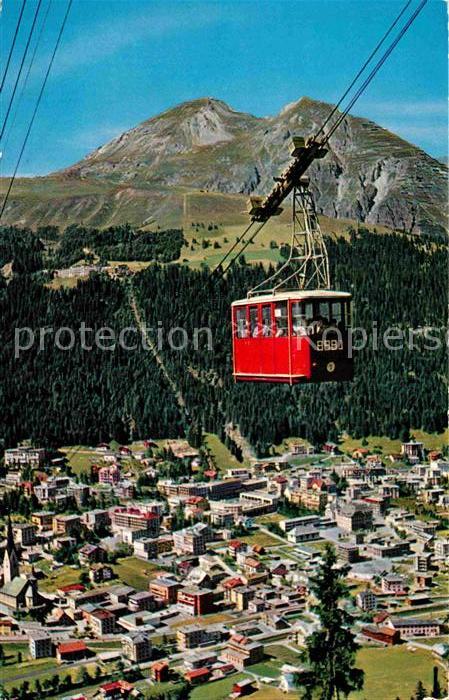 Seilbahn Brämabüel-Jakobshorn Davos Strela Schia