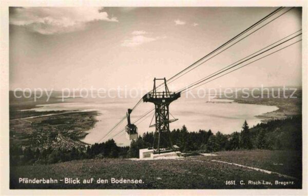 Foto Risch-Lau Nr. 1651 Pfänderbahn Bodensee