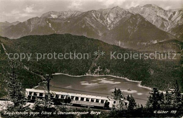 Zahnradbahn Zugspitzbahn Eibsee Oberammergauer Berg