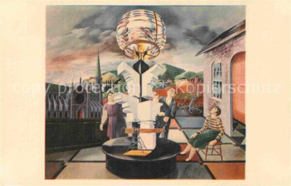 Kuenstlerkarte Peter Blume Light of the World