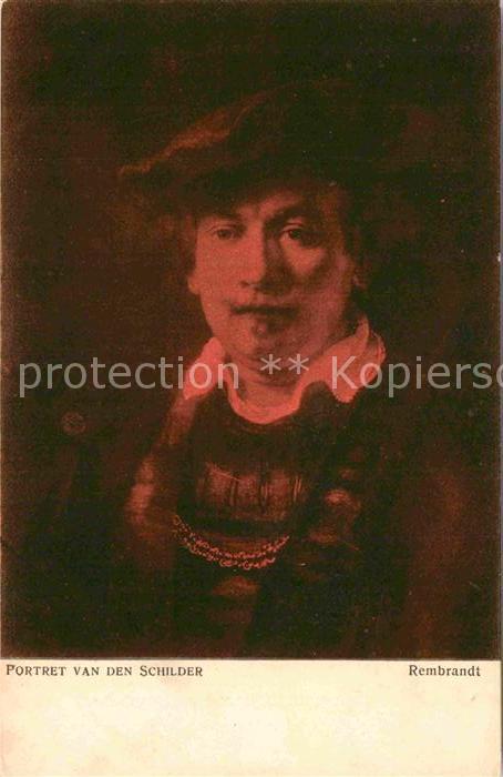 Rembrandt Portret van den Schilder