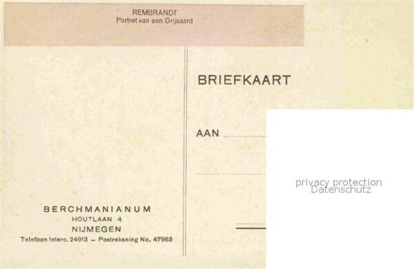 Rembrandt Portret van een Grijsaard – Bild 2
