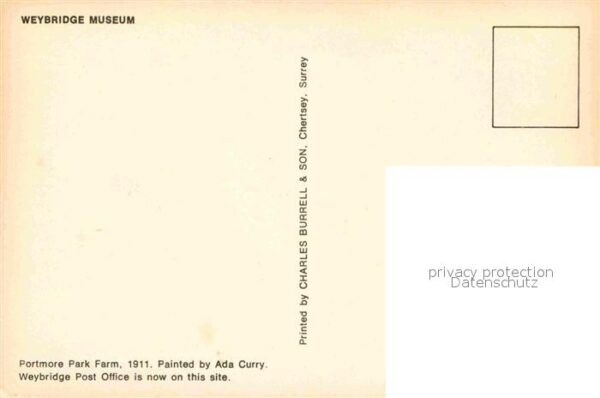 Kuenstlerkarte Ada Curry Portmore Park Farm – Bild 2