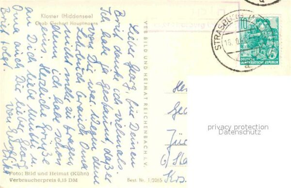 Tod Grab Gerhart Hauptmann Kloster Hiddense – Bild 2