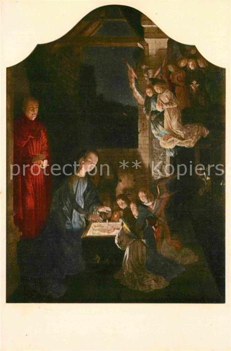 Kuenstlerkarte Jan Gossaert Die heilige Nacht