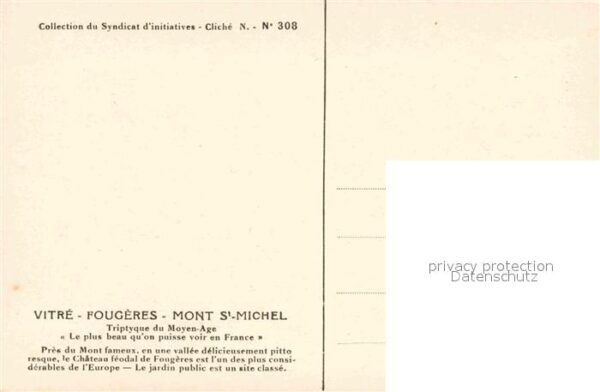Kuenstlerkarte Alte Kuenstler E. Aubree A. Cahuet Lucile de Chateaubr – Bild 2