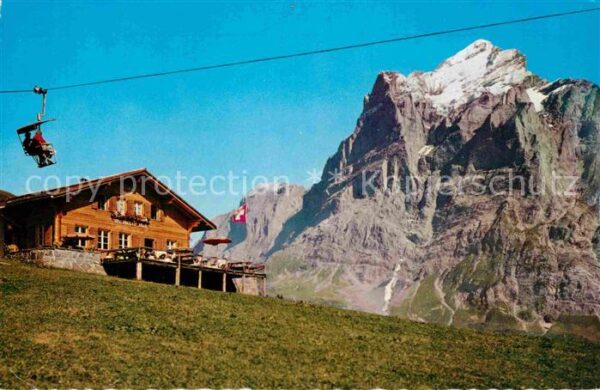 Sessellift Grindelwald-First Restaurant Bort Wette