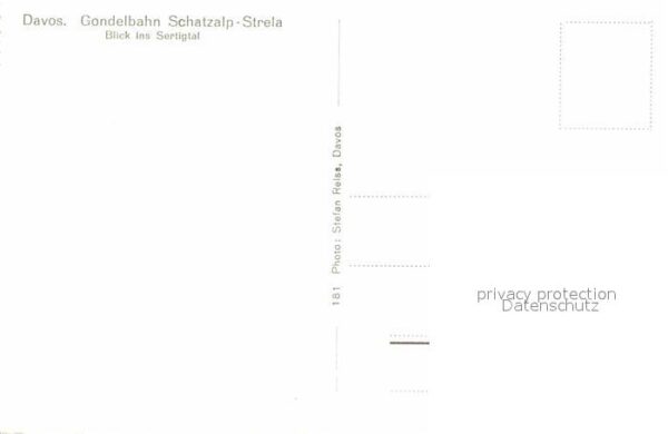 Seilbahn Schatzalp-Strela Davos Sertigtal – Bild 2