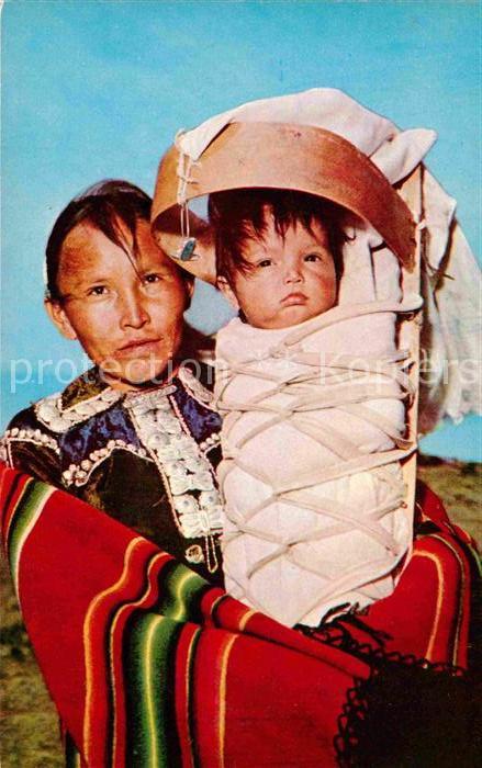 Indianer Native American Navajo Mother with Baby
