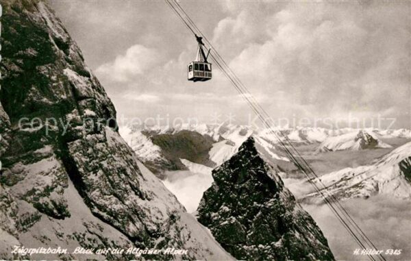 Seilbahn Zugspitzbahn Allgäuer Alpen