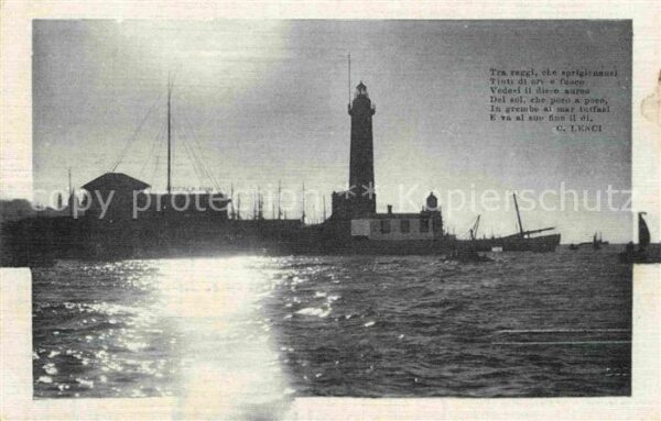 Leuchtturm Lighthouse Gedicht C. Lenci