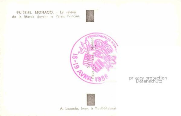 Leibgarde Wache Releve de la Garde Palais Princier Mona – Bild 2