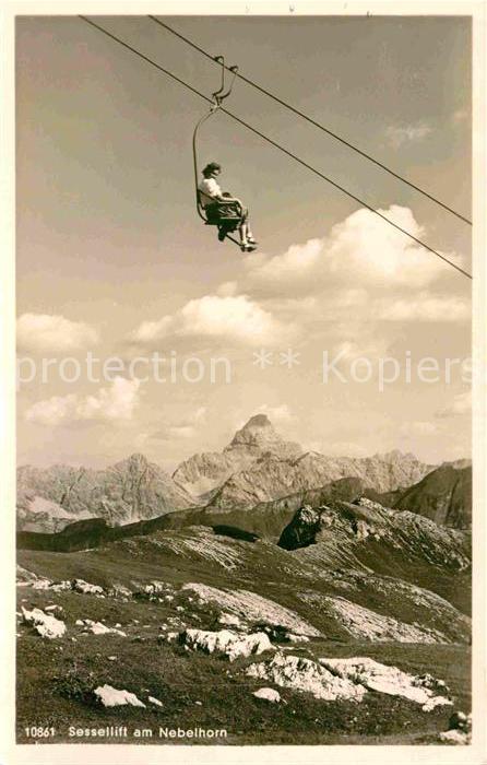 Sessellift Nebelhorn Hochvogel Oberstdorf
