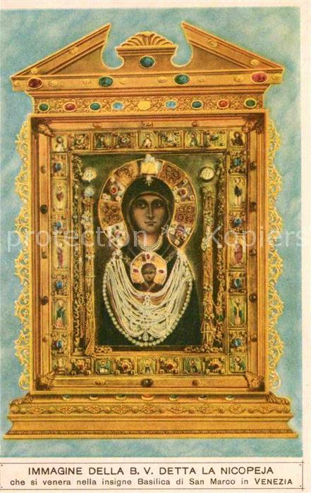 Religion Madonna Nikopoia Basilica San Marco Ven