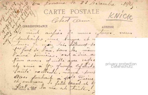 Fahrrad Soldat Guerre Lorraine WK1 Eglise bomba – Bild 2