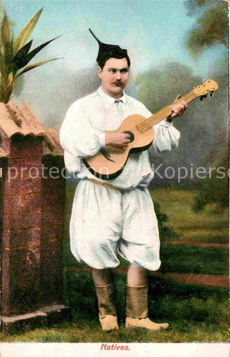 Gitarre Tracht Natives