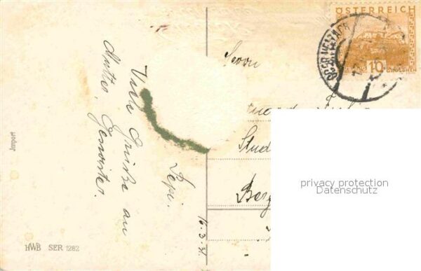 Namenstag Namenskarte Trauben Litho – Bild 2