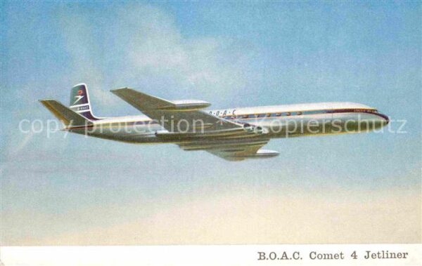 Flugzeuge Zivil B.O.A.C. Comet 4 Jetliner