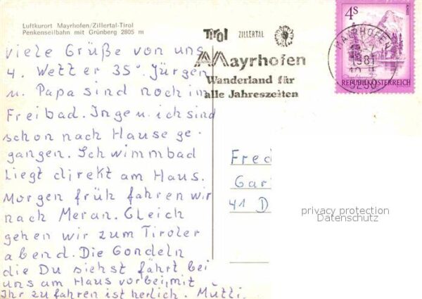 Seilbahn Penkenseilbahn Grünberg Mayrhofen Zille – Bild 2