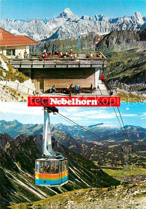 Seilbahn Nebelhorn Gipfelhütte Oberstdorf