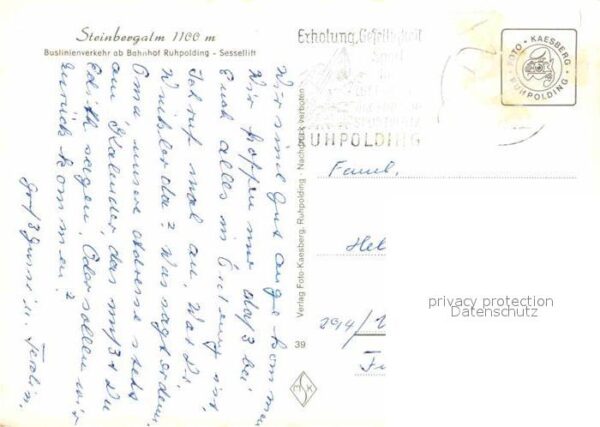 Sessellift Steinbergalm Ruhpolding – Bild 2