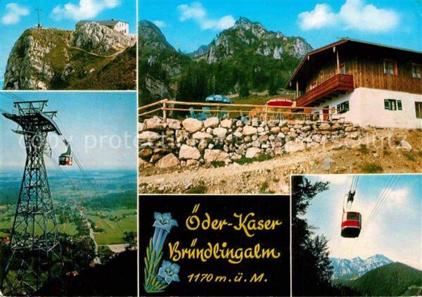 Seilbahn Hochfelln Berggasthaus Öderkaser Bründl