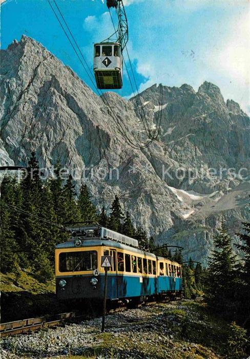 Zahnradbahn Bayerische Zugspitzbahn Seilbahn Zugspi