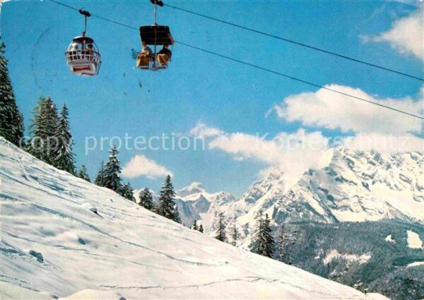 Seilbahn Sessellift Jenner Watzmann Hundstod