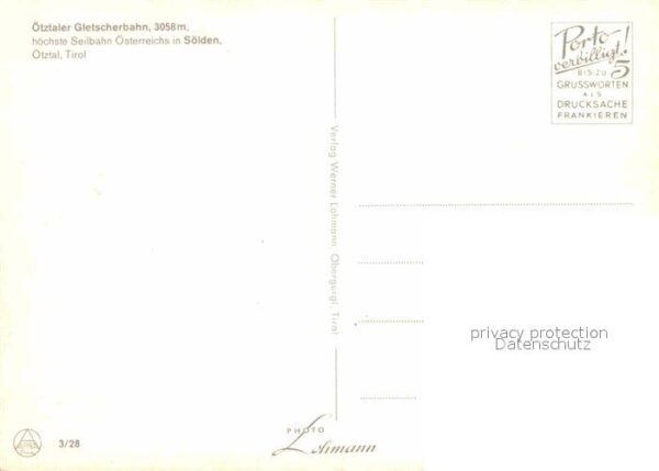 Seilbahn Ötztaler Gletscherbahn Sölden – Bild 2