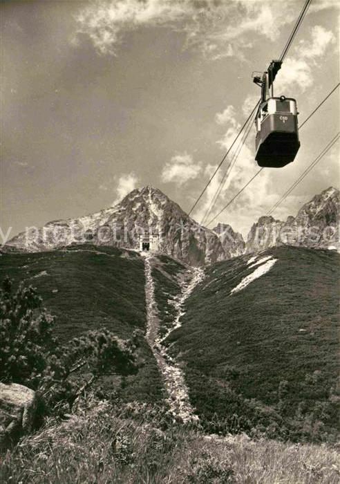Seilbahn Vysoke Tatry Lanovka na Skalnate Pleso