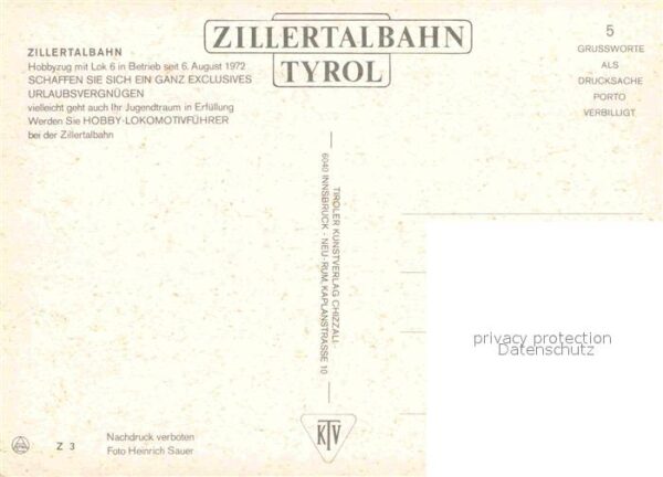 Lokomotive Zillertalbahn – Bild 2