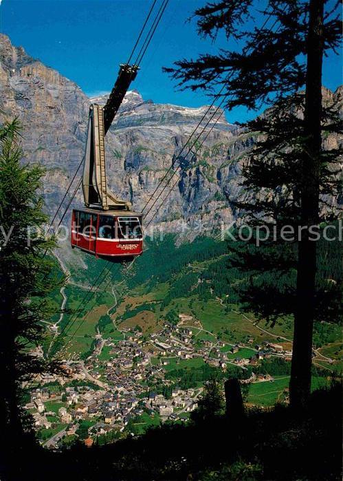 Seilbahn Leukerbad Torrent Rinderhütte Gemmipass