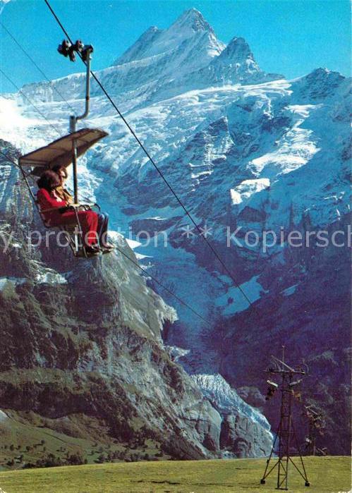 Sessellift Grindelwald Firtsbahn Schreckhorn
