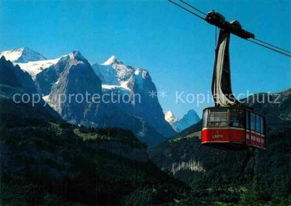 Seilbahn Meiringen Reuti Wellhorn Wetterhorn Eig