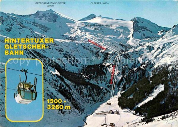 Seilbahn Hintertuxer Gletscherbahn Tuxer Ferner
