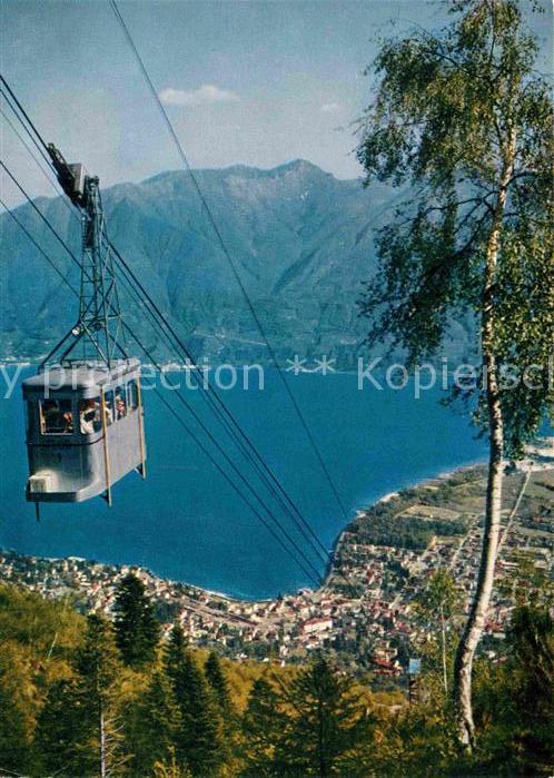 Seilbahn Funivia Locarno Orselina Cardada
