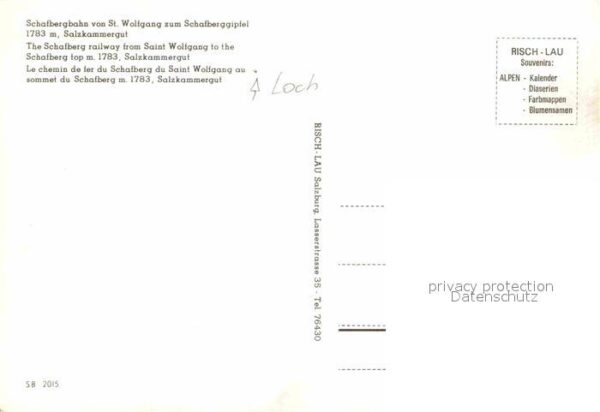 Zahnradbahn Schafbergbahn St. Wolfgang Salzkammergu – Bild 2