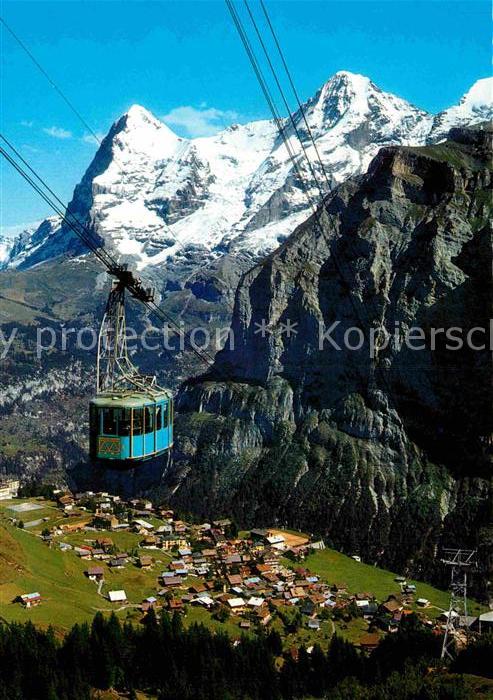 Seilbahn Schilthorn Mürren Eiger Mönch