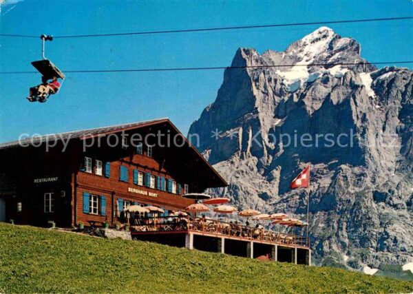 Sessellift Grindelwald Bergrestaurant Bort Wetterh