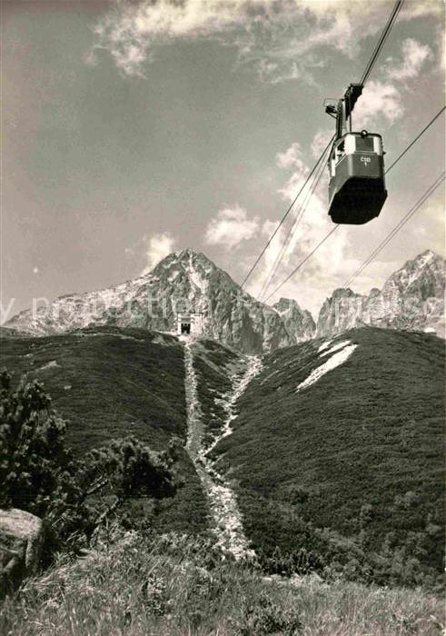 Seilbahn Vysoke Tatry Lanovka na Skalnate Pleso