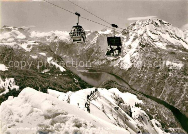 Seilbahn Sessellift Jenner Steinernes Meer Watzm