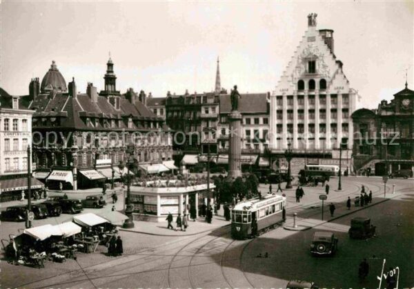 Strassenbahn Lille Grande Place Ancienne Bourse Dees